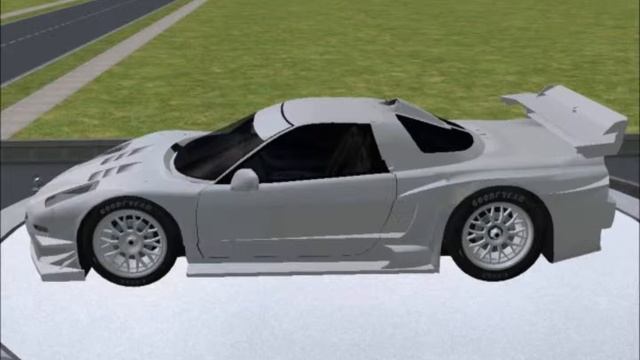 Sims 2 Car Conversion By VoVillia Corp. - 2001 Honda NSX GT LM