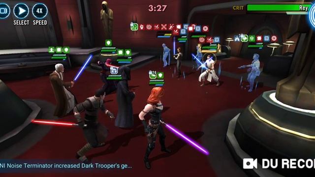 SWGOH - Starkiller Vs Rey