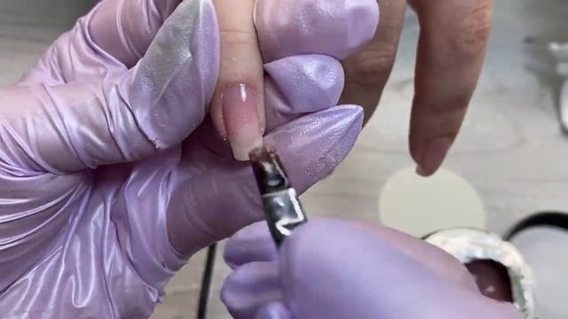 УКРЕПЛЕНИЕ натуральных ногтей / переходим с миндаля в квадрат / рисую френч / гель Mystique