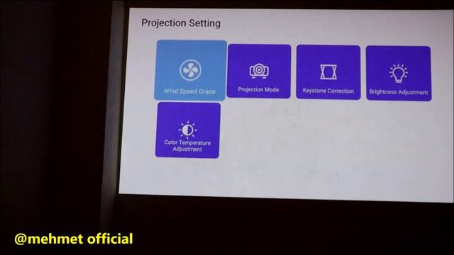 Blitzwolf® BW-VT1 DLP Mini WIFI Projektör şarjlı Akıllı Tv özellikli 300 Inc Tv