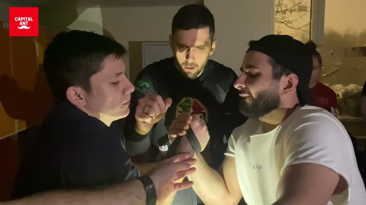 Новогодний армфайт РАНХИГС. Михаил Явкин / Арман Гукасян ARMWRESTLING 2023