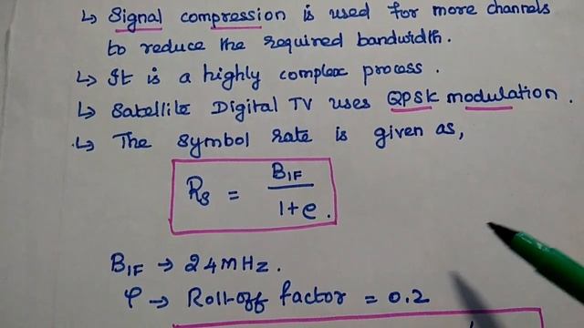02 - Parameters Of Direct Broadcast Satellite System - DBS - Satellite Communication