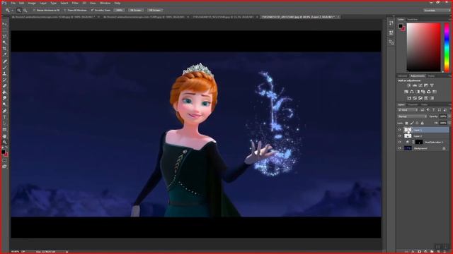 [Photoshop Edit] WHAT IF ANNA LET IT GO LIKE ELSA