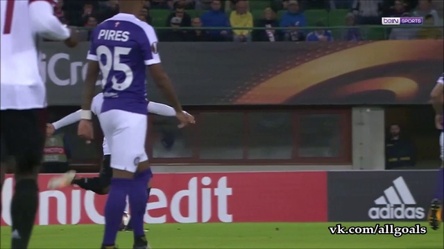 Аустрия - Милан / гол Сусо