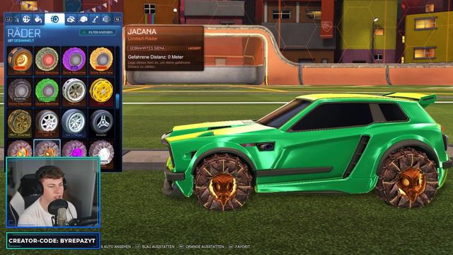 BYREPAZ 1.000€ ROCKET LEAGUE GARAGE & EINSTELLUNGEN! 😏🥰 Rocket League