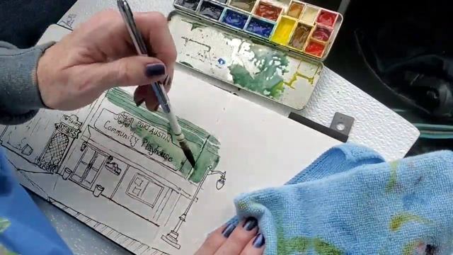 Urban Sketching In Ink & Watercolor