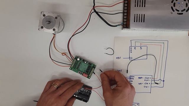 STEPPER MOTOR AND ARDUINO EASY DRIVING WITH TB 6560 V2.0 DRIVER
