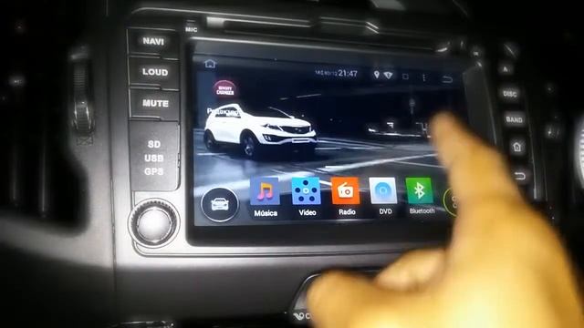 Revisado Autoradio KLD Para Kia Sportage Con Android 4.4 Kitkat + Root