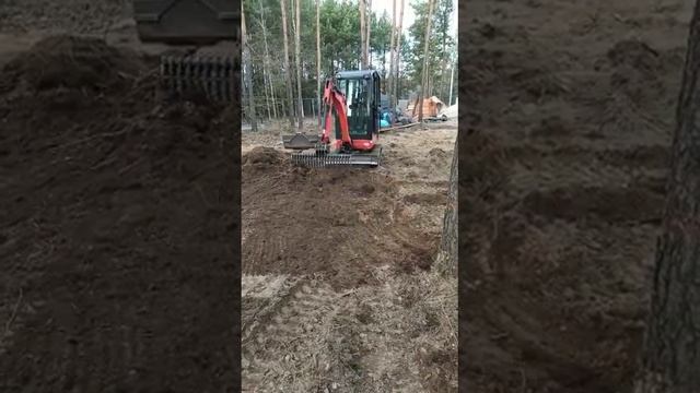Mini Digger Rake. Grabie Do Minikoparki.  Testy. DANGARDEN Zakładanie Ogrodów Daniel Łukasik