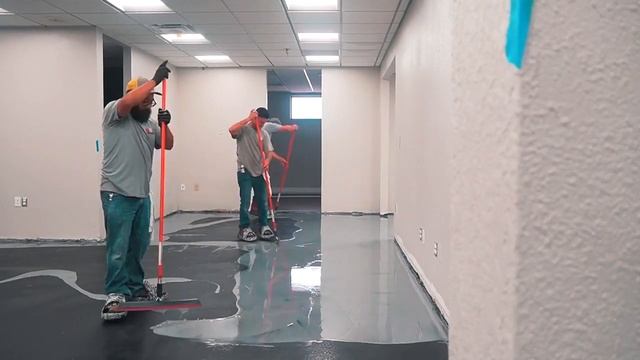 HUGE METALLIC EPOXY FLOOR POUR | RED EYE CONCRETE