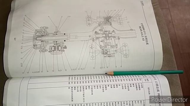 Liugong CLG 835, ремонт оси балансира заднего моста.