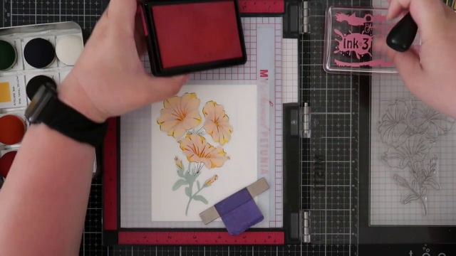 Easiest Card I've Made - Start To Finish | Ink On 3 X My Sweet Petunia