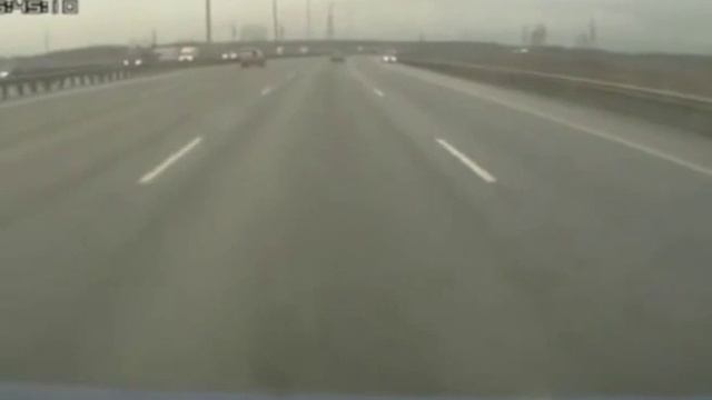 Езда по встречке по Кольцевой автодороге