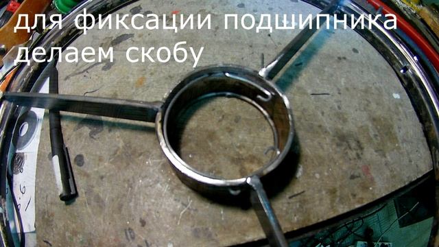 Мототолкач делаем колесо часть 2