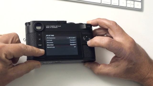 Leica M10-R Menu Settings