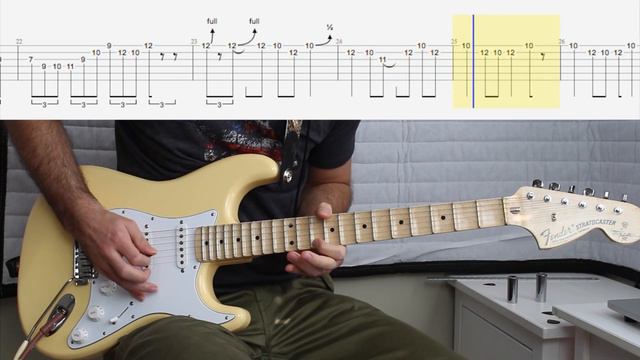 Place In Line Guitar Solo Lesson