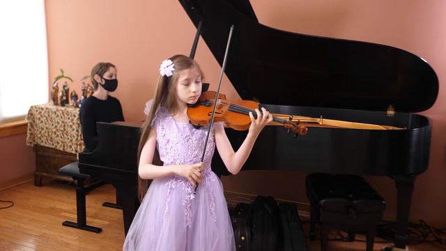 10-year-old Sylvia Pine, Mozart Violin Concerto No. 3 M1, With Her Own Cadenza