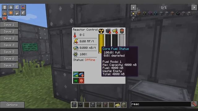 Extreme Reactors Mod - Getting Started - Minecraft Version 1.12.2