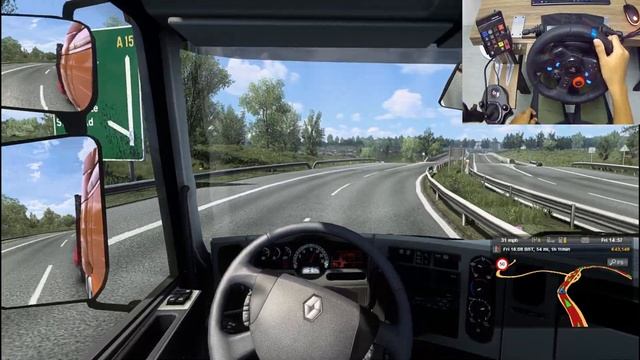 Renault Premium - Truck Rims Delivery - Euro Truck Simulator 2 | Logitech G29 Gameplay