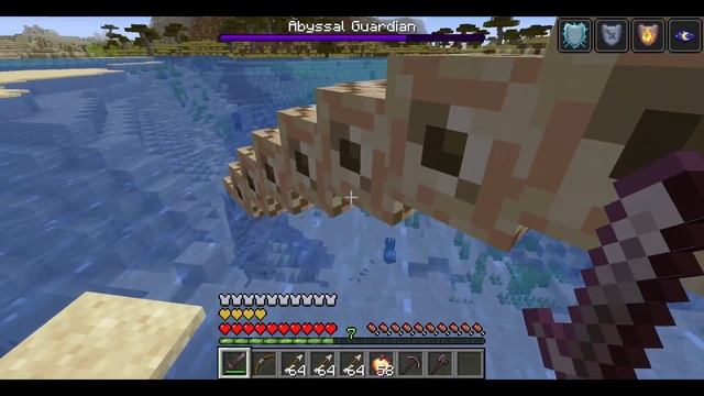 Minecraft Abyssal Guardian Boss Fight ( 1.16.5 Datapack )
