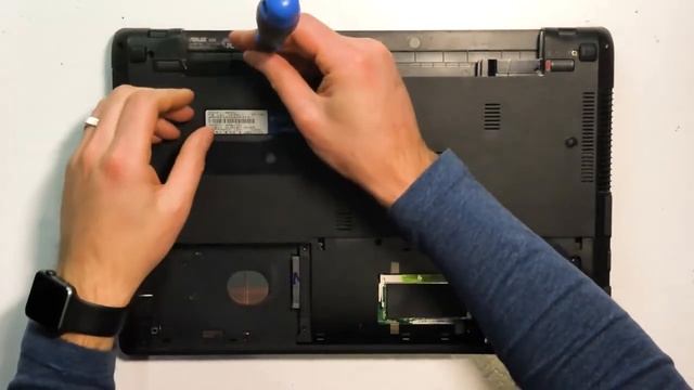 Разборка ноутбука Asus X54H для чистки от пыли