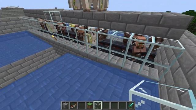 МАЙНКРАФТ 1.14 Рабочая ферма железа 2.0 | Супер эффективная ферма железа  Minecraft 1.14