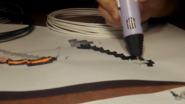 3д ручка лук и стрела из майнкрафта