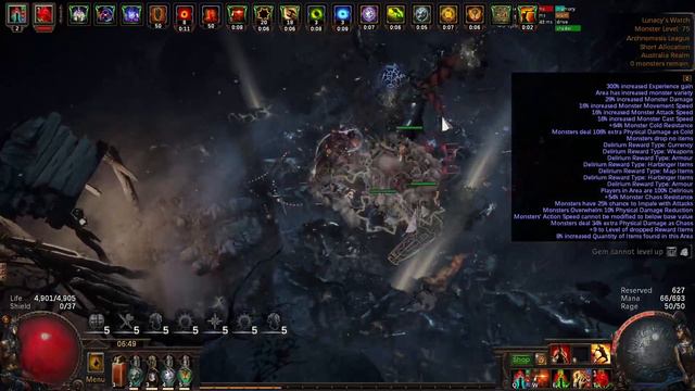 POE3.17 Wave 29-30 | Anomalous Boneshatter Simulacrum Deathless