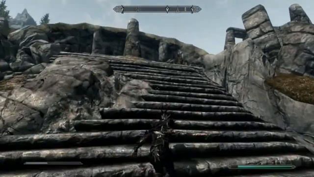 Skyrim Tuan Battling With Dual Swords