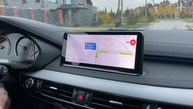 Монитор Android 10 BMW X6 F16