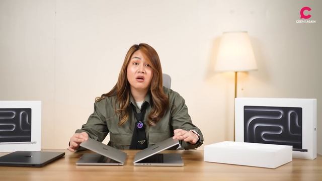 Unbox MacBook Pro M3 และ IMac M3 พร้อมเทียบสีดำใหม่ มันดำแค่ไหน ! | Ceemeagain