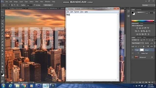 HOW TO PLACE TEXT BEHIND OBJECT IN PHOTOSHOP | PHOTOSHOP TUTORIAL