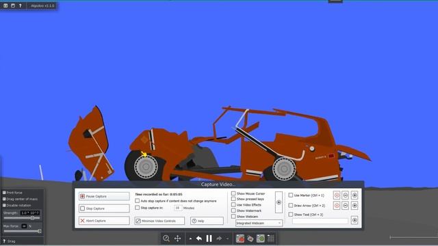 Algodoo Crash Compilation