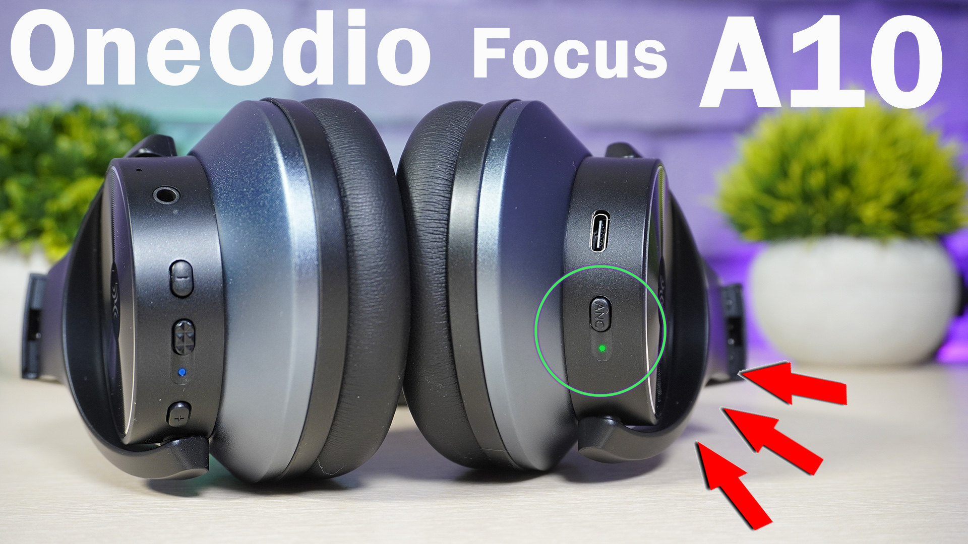А ВЫ МЕЧТАЕТЕ О ТАКИХ? OneOdio Focus A10. ANC, Bluetooth НАУШНИКИ. ОБЗОР.