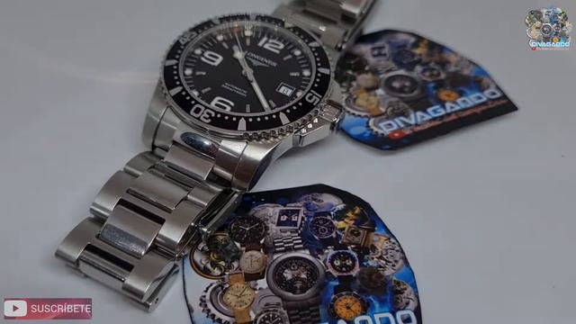 Reloj Longines HydroConquest Automatic Diver 300mts. Modelo L3.642.4 Movimiento  L.633.5