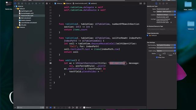 Swift + Xcode | Анимация и жесты | 13 ToDo List - подготовка модели