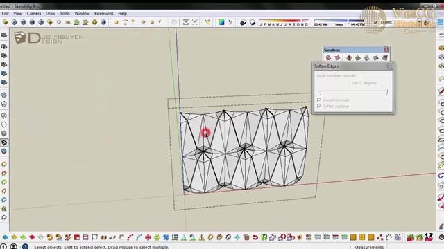 Sketchup Modeling Tutorial - How To Make Padded