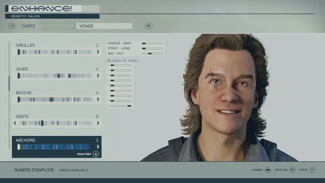 STARFIELD /character Creation/ Anakin (Hayden Christensen)
