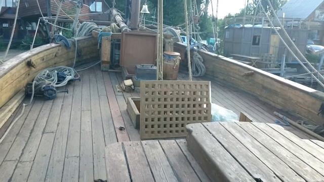 Russia - historical Pomor boat  Поморская лодья Святитель Николай