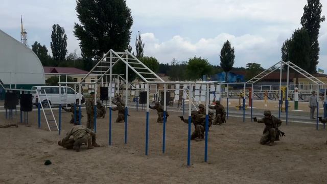 Тренировка пограничников