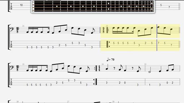 Beatles The   Happiness Is A Warm Gun BASS GUITAR TABLATURE