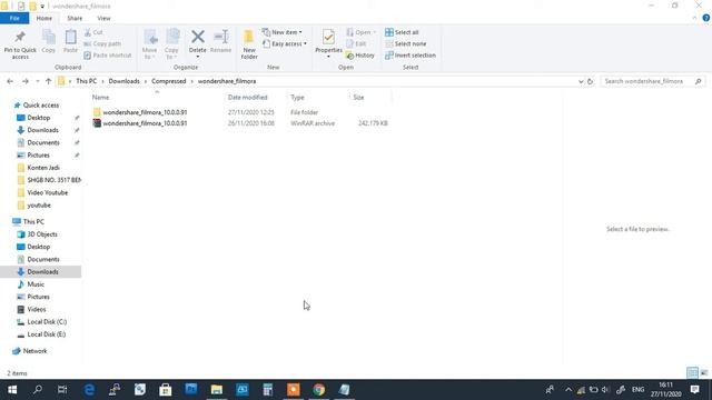 Cara Mudah Install Filmora X,10 Update Terbaru