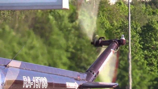 Модернизированный вертолет  Ми-2  МАРЗ на выставке HeliRusssia-2019HelicopterМосква
