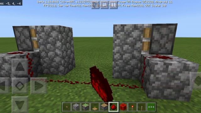 Простая автоматическая дверь на рычаге в Майнкрафт