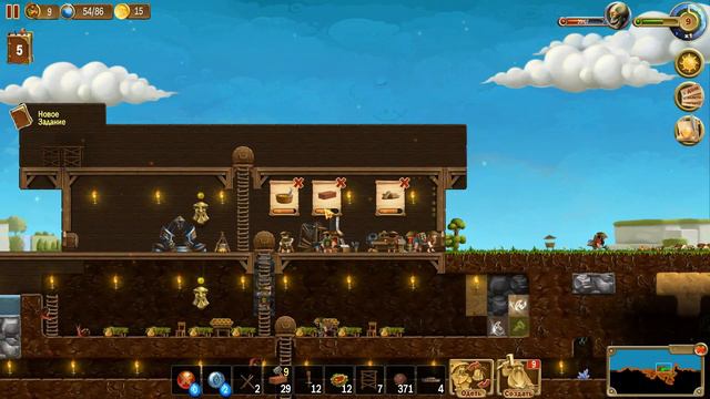 [CraftTheWorld] Топ летсплей на харде - Каменный век Ep#7 - =Гномья орда=