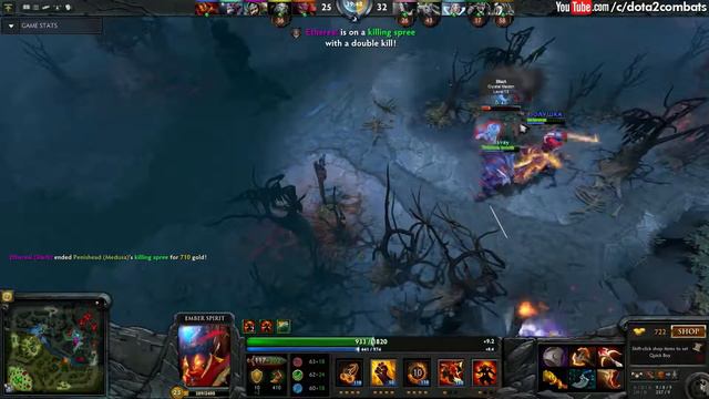 Dendi Playing Ember Spirit With Divine - 7000 MMR, Dota 2