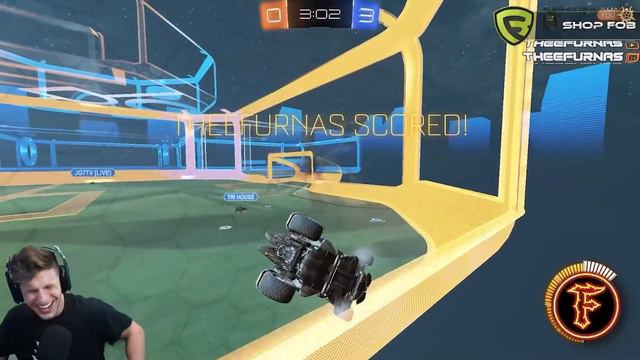 ROCKET LEAGUE WITH STACKED FIELDS IS INSANE | Rocket League Neon Skyline Workshop Map