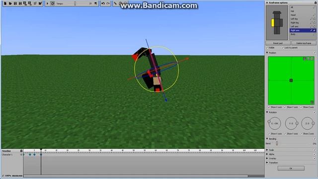 как сделать сальто в Mine Imator