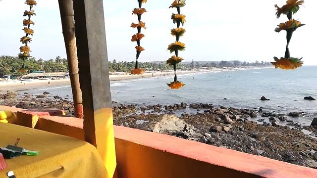 гоа арамболь готиницы еда мотоцикл скутер полиция / Самостоятельно в Индию/Часть 11