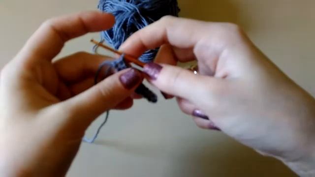 Полупетля, прикреп, притяжка, соединительный столбик( ПП). Столбик без накида(СБН)